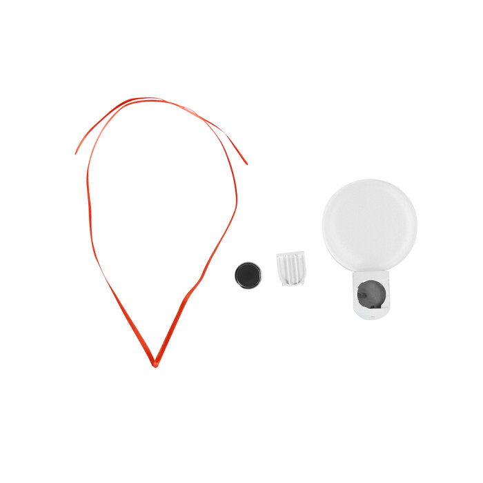 USA warehouse Sublimation White Acrylic LED Light Ornaments 50pcs/carton