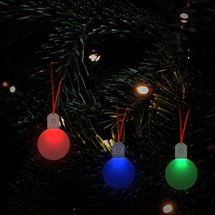 USA warehouse Sublimation White Acrylic LED Light Ornaments 50pcs/carton