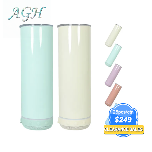 US Warehouse 20oz Sublimation Speaker Tumbler 25pcs/case