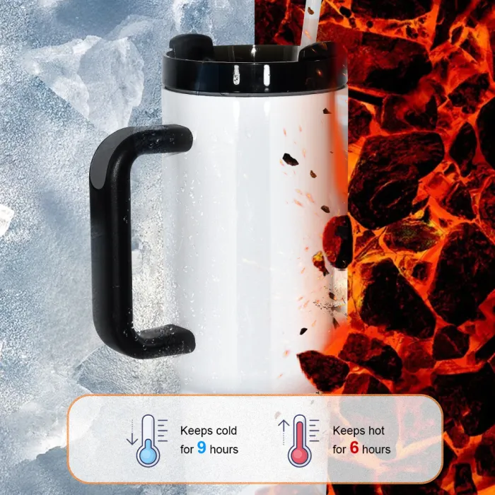 Us wraehouse RTS H2.0 40oz sublimation mugs with colorful handles