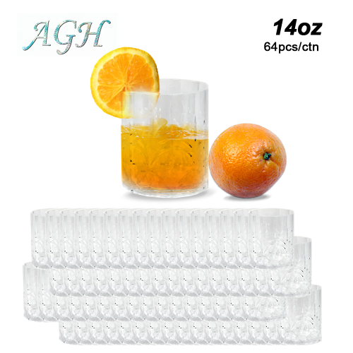 warehouse Clear BPA Free Plastic 14oz beer mugs(Not for sublimation)   64pcs/carton