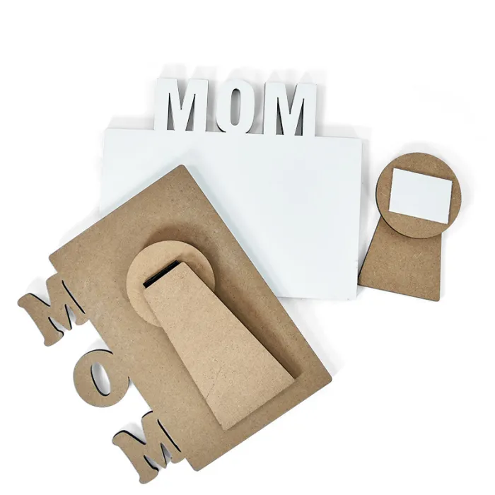 US warehouse MOM MDF sublimation Photo Frame 60pcs/carton, Mom's gift, DIY For Mom and Grandma