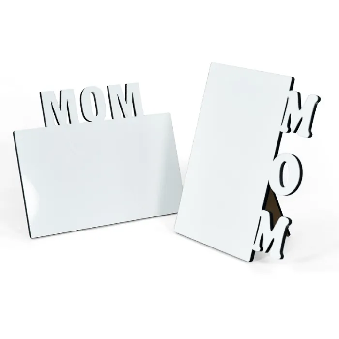 US warehouse MOM MDF sublimation Photo Frame 60pcs/carton, Mom's gift, DIY For Mom and Grandma
