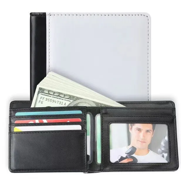 USA 30pcs/carton Mixed Styles Sublimation Wallet Card Bag
