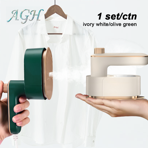 USA warehouse stocked AGH 110V Travel Steamer Iron for Clothes Mini - Portable Ironing Machine Travel Small Size Portable Steamer Travel College Dorm Home Essentials Steamer for Clothes