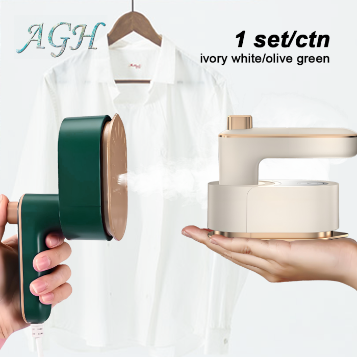 USA warehouse stocked AGH 110V Travel Steamer Iron for Clothes Mini - Portable Ironing Machine Travel Small Size Portable Steamer Travel College Dorm Home Essentials Steamer for Clothes