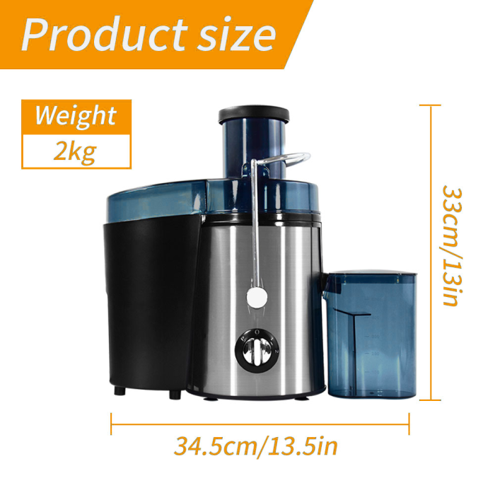US Warehouse 400W stocked Fruit Multi functional Juicer 1set/carton