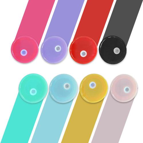 AGH 16pcs Mixed Color Lids & Glass Straw & Straw Brush for 16 oz Cups Accessories