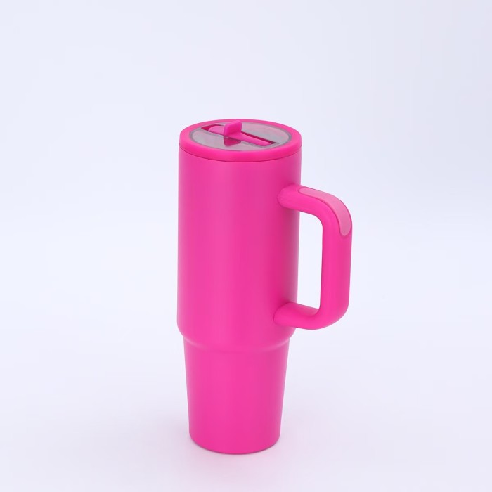 China Warehouse AGH 20pcs 40oz powder coated tumblers with flip straw lids(Not for sublimation,Please contact me to confirm the color before placing your order)