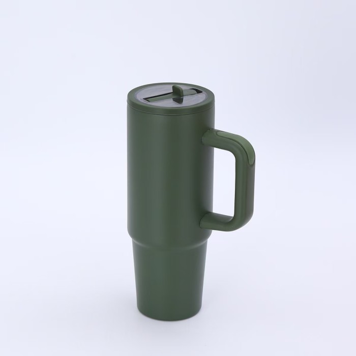 China Warehouse AGH 20pcs 40oz powder coated tumblers with flip straw lids(Not for sublimation,Please contact me to confirm the color before placing your order)