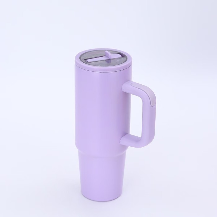 China Warehouse AGH 20pcs 40oz powder coated tumblers with flip straw lids(Not for sublimation,Please contact me to confirm the color before placing your order)