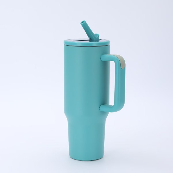 China Warehouse AGH 20pcs 40oz powder coated tumblers with flip straw lids(Not for sublimation,Please contact me to confirm the color before placing your order)