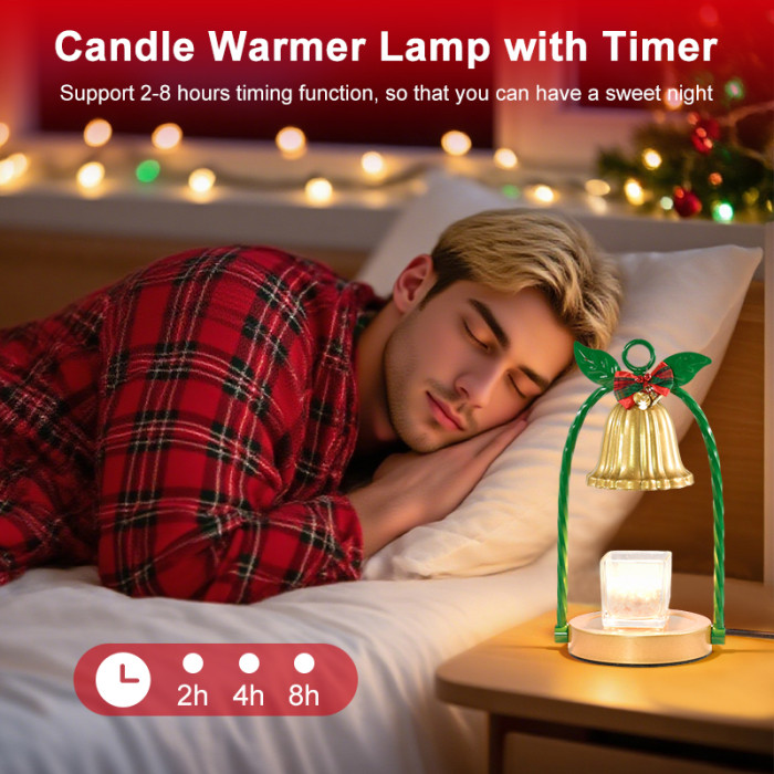 AGH US Christmas gift exclusive 2-pack home decor Christmas candle melting lamp gift pack for her him