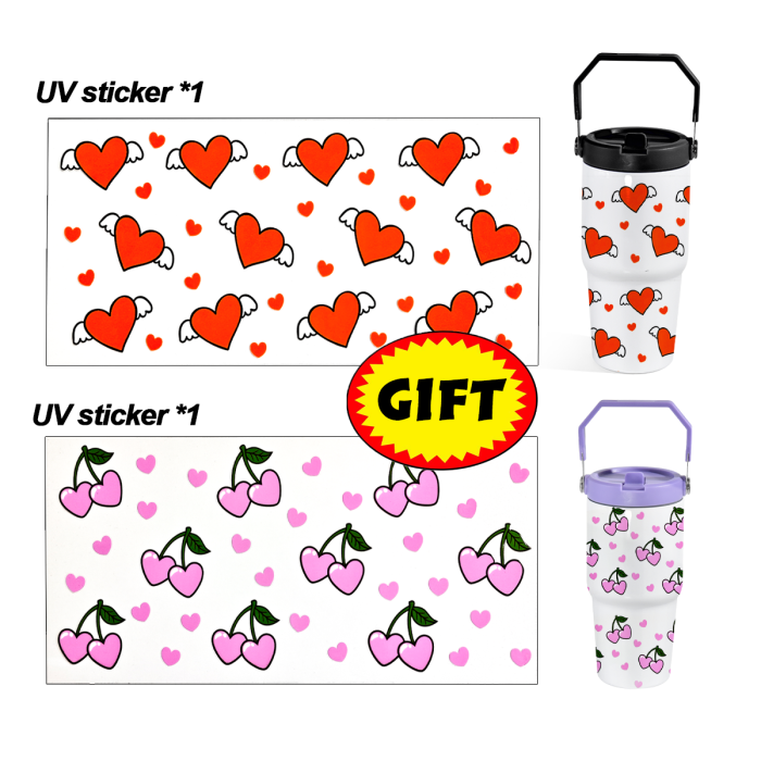 AGH US 20oz Sublimation Tumbler with Colored Handle Lid 16pcs Stainless Steel Double Wall Vacuum Insulated Travel Mugs for DIY Crafty Gift for Her