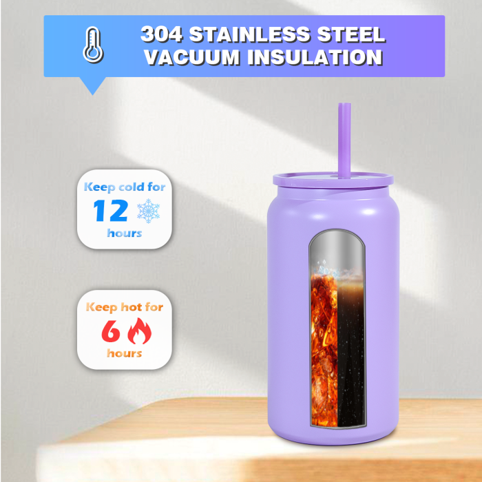 AGH US New Collection Stocked Exclusive 16oz sublimation matte color mixed stainless steel 16oz can mason jar 16pcs for UV sticker sublimation Gift DIY decor