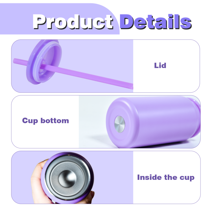 AGH US New Collection Stocked Exclusive 16oz sublimation matte color mixed stainless steel 16oz can mason jar 16pcs for UV sticker sublimation Gift DIY decor