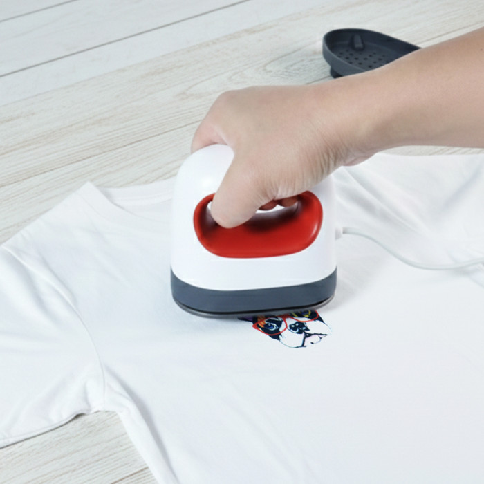 AGH US Warehouse Mini Iron Heat Press Machine for T-Shirts Shoes Hats