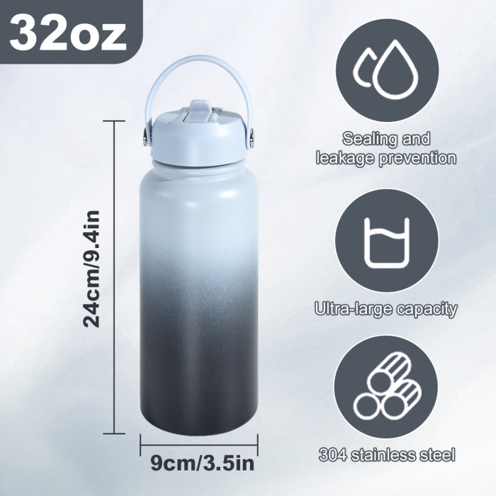 USA Stocked 32OZ Mixed Color Ombre Sports Tumbler for UV printing sicker DIY 12pcs/ctn