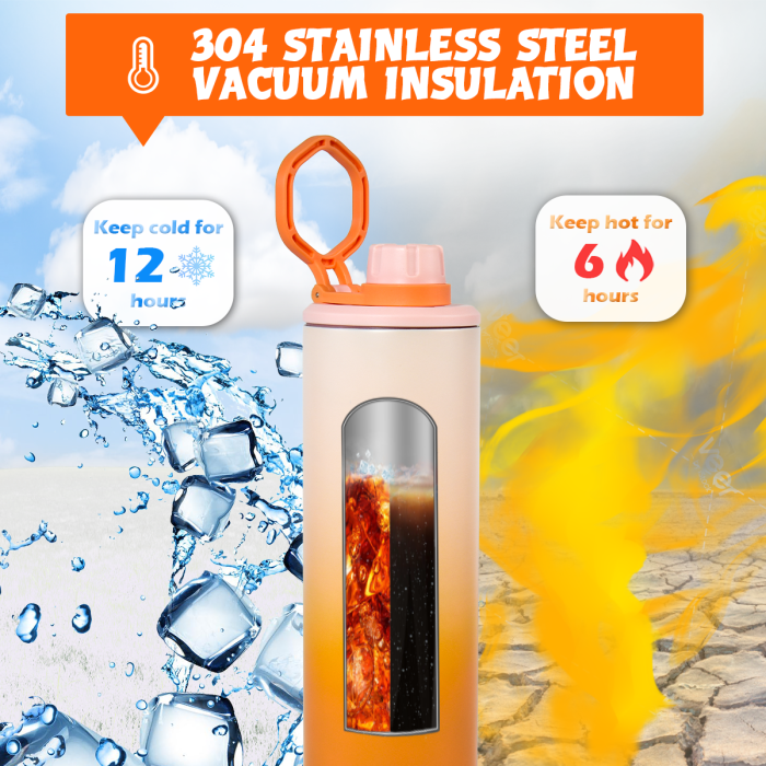 2026 New Collection 10pcs/ctn 20oz Ombre sublimation matte No pit straight tumbler with exclusive coloring sports handle lids for sublimation UV printing