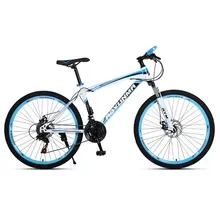 Mountain Bike Wheel 24 26 Inch Double Disc Brake Bicycle Carbon Steel Frame Bikes Outdoor Cycling Mtb Women Men Adult Bicycles
