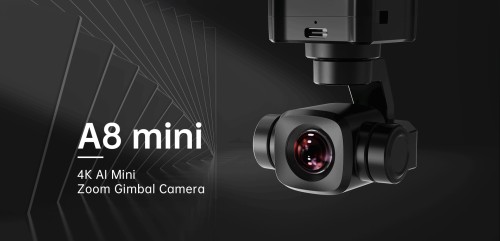 SIYI A8 Mini 4K Mini Zoom PTZ Camera UAV Pod Load, AI Intelligent Recognition And Tracking