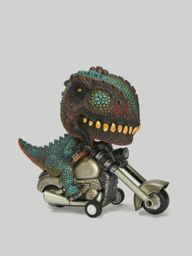 Ngôi nhà số một! Nếu bạn cảm thấy nhàm chán, hãy xem Tyrannosaurus Rex cưỡi mô tô hoang dã!