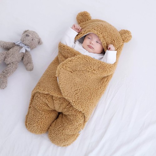 Chăn bông sơ sinh, chăn bông dày mùa thu đông, đồ dùng cho bà mẹ và trẻ sơ sinh, đồ dùng bằng cotton nguyên chất, túi ngủ cho bé sơ sinh