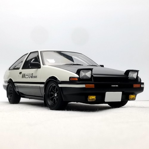 AUTOart Alto 1/18 Toyota AE86 Ban Đầu D phiên bản hoạt hình mô phỏng xe mô hình bộ sưu tập quà tặng đồ trang trí