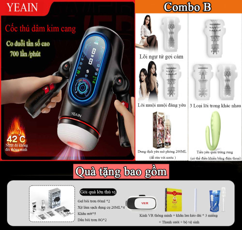 【Nhật Bản / YEAIN】Máy thủ dâm co duỗi hoàn toàn thông minh / Cốc thủ dâm kim cang【Nữ diễn viên AV phát tiếng trêu ghẹo / Mô phỏng bên trong trinh nữ / Mô phỏng nữ giới cao trào co giật / Chỉ 3% đàn ông có thể trụ được 5 phút】Đặt hàng miễn phí tặng 4 đôi tất da đen / Quà tặng 15 món【Hỗ trợ kiểm tra hàng trước khi thanh toán】