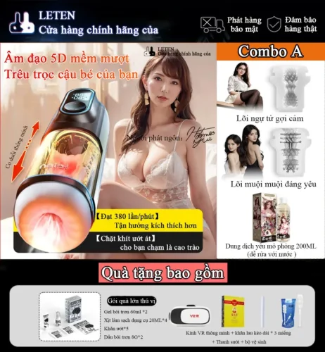 【Nhật Bản / LETEN】Máy thủ dâm co duỗi hoàn toàn thông minh【Mô phỏng nữ giới cao trào co giật / Nữ diễn viên AV phát tiếng trêu ghẹo / Mô phỏng bên trong trinh nữ / Chỉ 3% đàn ông có thể trụ được 5 phút】Đặt hàng miễn phí tặng 2 đôi tất da đen / Quà tặng 18 món【Hỗ trợ kiểm tra hàng trước khi thanh toán】