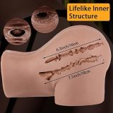 Búp bê tình dục cho nam giới thủ dâm, Thiết bị thủ dâm mông to như thật với âm đạo hậu môn  Búp bê tình dục màu nâu bỏ túi âm đạo mông thiết bị thủ dâm như thật , đồ chơi tình dục thủ dâm cho nam , Đồ chơi người lớn giúp nam giới đạt cực khoái