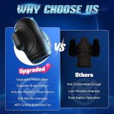 Đồ chơi tình dục nam - Máy thủ dâm nam 4 trong 1 Máy rung dương vật 10 rung và 3 động cơ  Máy thủ dâm nam có điều khiển ứng dụng, Đồ chơi tình dục người lớn bọc 360° để rèn luyện và cải thiện sức bền, Máy tình dục