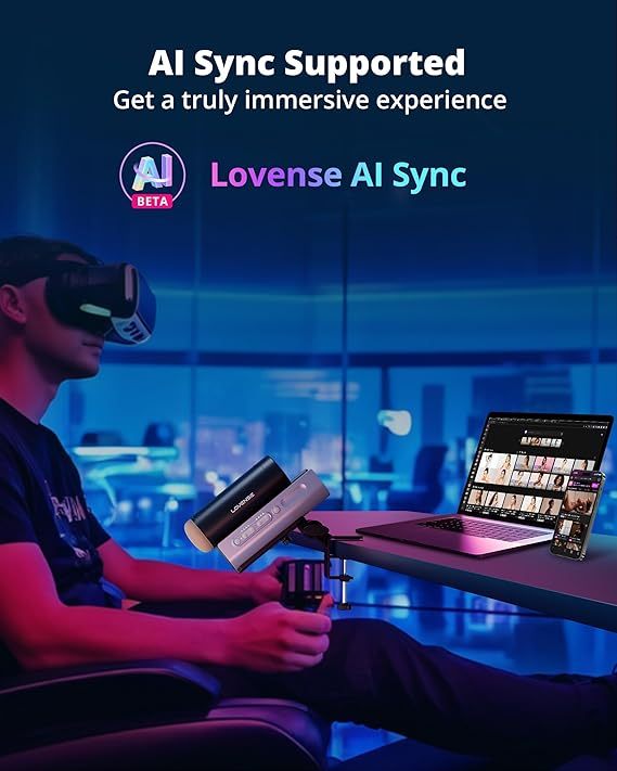 Máy thủ dâm nam tự động Lovense Solace Pro, Máy quan hệ tình dục bằng miệng lực đẩy điều khiển từ xa bằng ứng dụng với trải nghiệm AI/VR phong phú, Đồ chơi tình dục thủ dâm nam có thể điều chỉnh để tạo khoái cảm cho nam giới