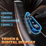 Đồ chơi tình dục nam Máy thủ dâm nam - Đồ chơi người lớn được điều khiển bằng APP Máy bơm dương vật thủ dâm nam với 9 hút mút và 9 rung,Đường vân 3D làm nóng tình dục bằng miệng Đồ chơi tình dục nam, Âm đạo bỏ túi màn hình LCD , thích hợp dùng cho nam giới