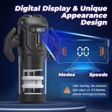 Đồ chơi tình dục thủ dâm nam tự động - Đồ chơi tình dục nam độc đáo với 4 chế độ lực đẩy và xoay, 4 tốc độ, máy thủ dâm nam có tay cầm và màn hình kỹ thuật số và chức năng chụp một chạm