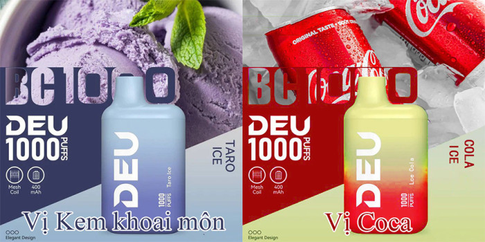 【Nhập khẩu nước Đức / DEU BC  10000】Thuốc lá điện tử dùng một lần DEU BC  10000 hơi （Số lần hút thuốc : Lên tới 10.000 hơi）【Phát hàng bảo mật / Thanh toán khi nhận hàng / Miễn phí ship toàn quốc】