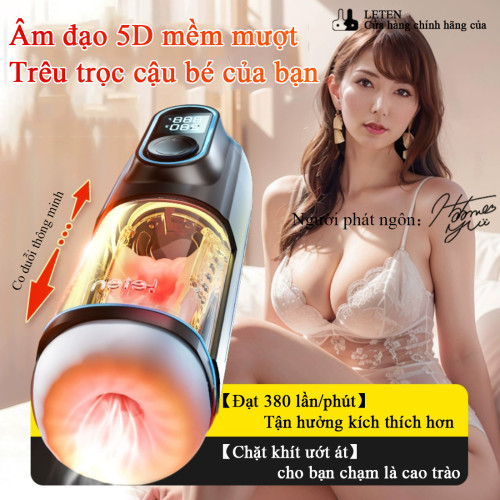 【Nhật Bản / LETEN】Máy thủ dâm co duỗi hoàn toàn thông minh【Mô phỏng nữ giới cao trào co giật / Nữ diễn viên AV phát tiếng trêu ghẹo / Mô phỏng bên trong trinh nữ / Chỉ 3% đàn ông có thể trụ được 5 phút】Đặt hàng miễn phí tặng 2 đôi tất da đen / Quà tặng 18 món【Hỗ trợ kiểm tra hàng trước khi thanh toán】
