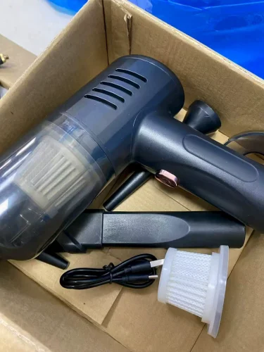 Car vacuum cleaner, powerful suction, ultra-strong, wireless, small, handheld, suitable for car and home use
