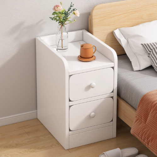 Tủ đầu giường mini, thiết kế hiện đại đơn giản, kệ lưu trữtủ phụ dễ sử dụng cho căn hộ cho thuê, ngăn chứa đồ siêu hẹp.