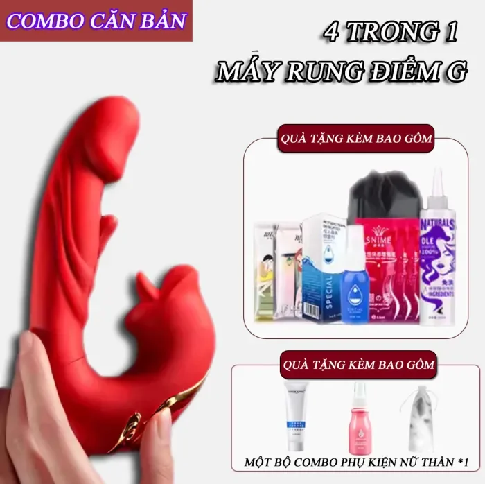 【Đồ chơi nữ bán chạy nhất Âu Mỹ】4 trong 1 Thiết bị rung tự động thông minh /  7 Loại chế độ rung và 5 Loại chế độ đong đưa【Máy rung điểm G】Sản xuất tại Mỹ / Tặng 5 loại quà Đồ chơi sextoy người lớn【Thanh toán khi nhận hàng / Phát hàng bảo mật】