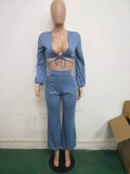 Sexy Bandage Crop Top and Pant