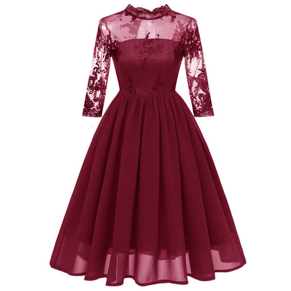 Women's Multi-Color Elegant Party Lace Dress