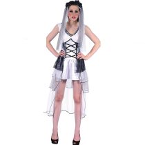 Deathly Bride Ladies Halloween Fancy Dress Costume 1020