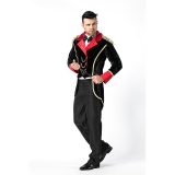 Handsome Men Hallter Magician Costume