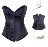 Black Steel Bone Corset L4231-3