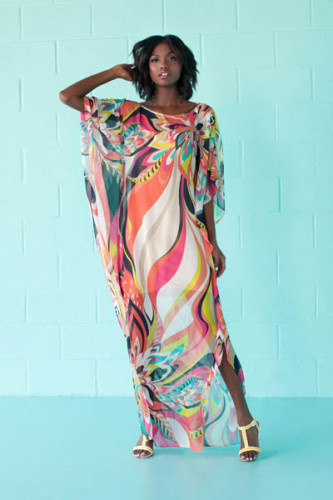 Chiffon Beach Maxi Dress L51301