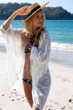 Lace Fringed Beach Cardigan