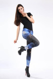 Multicolored Fancy Galaxy Leggings L8712