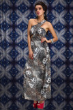 New Coming Long Gown Silver L5055-1