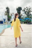 Yellow Dreamin Beach Dress L38463
